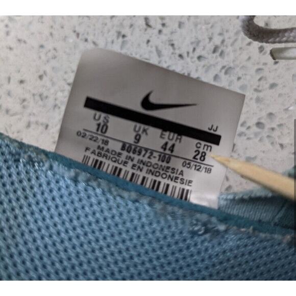 Nike EXP-X14 QS Men's Shoes White-Emerald Rise Cone BQ6972-100,Sz‎ 10 - Picture 10 of 12